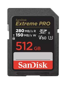 Sandisk SDXC Extreme Pro 512GB 280MB/s UHS-II V60