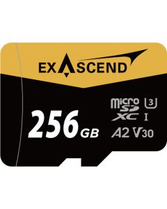 Exascend MicroSD 256GB  Catalyst R175 W150 MB/s UHS-IC10V30  with Card Adapter