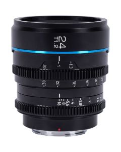 Sirui 24mm T1.2 S35 Nightwalker Manual Focus Cine Lens (E Mount, Black)