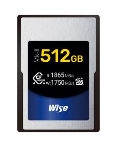 Wise CFexpress 512GB 4.0 Type A Mk-II Memory Card