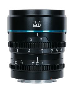 Sirui 16mm T1.2 S35 Nightwalker Manual Focus Cine Lens (M4/3 Mount, Black)