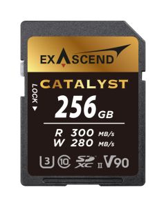 Exascend  SD card 256GB Catalyst R300 W280 MB/s UHS-IIC10V90 