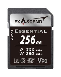 Exascend  SD card 256GB Catalyst R300 W260 MB/s UHS-IIC10V90 