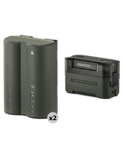 Tilta NP-W235 Charging Station Battery Kit (2 Batteries) - Green