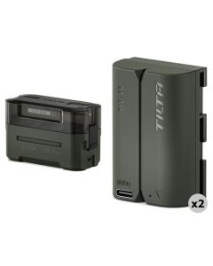 Tilta LP-E6P Charging Station Battery Kit (2 Batteries) - Green