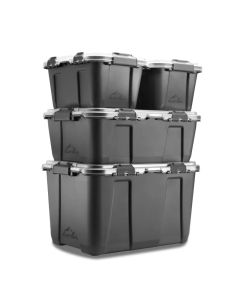 Alstora Full Set Grey - 4 Containers: 1 PC 76L 1 PC 46L 2 PCS 19L
