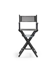CONECARTS High Beech Director's Chair Black - Plastic Coated Seat and Back