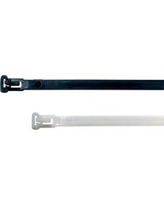 GW Kabelbinder-Technik Cable Tiies 200mm x 7,8mm Black, releasable (100pcs)