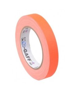 ProTapes Pro Gaff 19mm x 22.8m Cloth Tape Fluorescent Orange