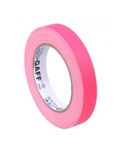 ProTapes Pro Gaff 19mm x 22.8m Cloth Tape Fluorescent Pink