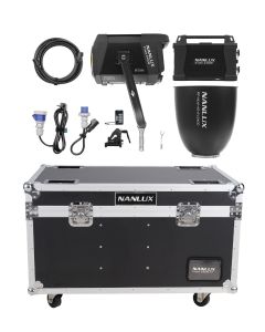 Nanlux Evoke 2400B Spot Light w/ Flight Case & 45 degrees Reflector w/ soft bag