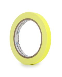 ProTapes Pro Console 12mm x 55m Paper Tape Fluorescent Yellow
