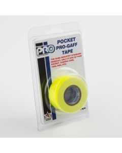 ProTapes PRO-GAFFER Hand Sized Roll 24mm x 5.4m, Neon Yellow