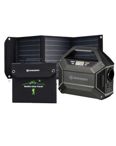 Bresser Set Portable Power Supply 100W + Solar Panel 40W