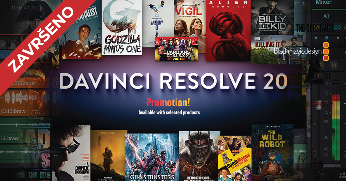 DaVinci Resolve Studio Promocija